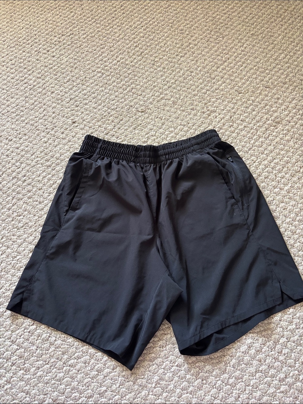 DSG Black Athletic Shorts with Elastic Waist